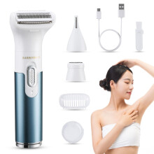 3-in-1 Elektrorasierer für Damen, schmerzfreier elektrischer Rasierer für Damen - tragbarer, wiedera
