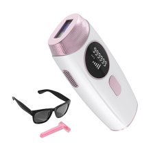 Dispositivo per la depilazione femminile, due modalità, 999999 impulsi luminosi (bianco)