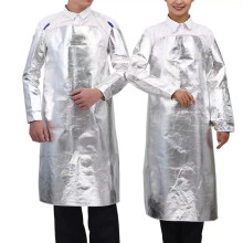 Aluminized Heat Resistant Welding Apron 95cm Flame Retardant Protective Apron for Industrial Use