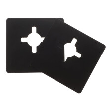 2pcs Stainless Steel Door Hole Cover Plate Lock Hole Filler Kit for Door Damage Concealer and Reinforcement