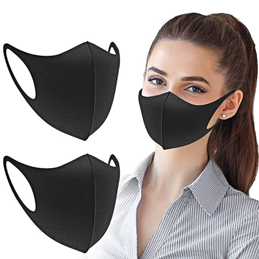3Pcs Washable Reusable Face Mask For Adults, Breathable Dust Mask For Cycling And Camping 9073542938101