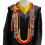 University Commencement Cord Lei Streamer Regalia-red gold 1