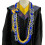 University Commencement Cord Lei Streamer Regalia-red gold 2