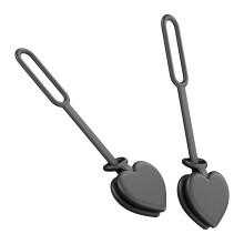 Weicher magnetischer Kappenhalter aus Silikon mit-Schwarz