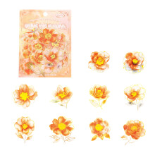 Autocollant décoratif imperméable pour Scrapbooking-noyau orange