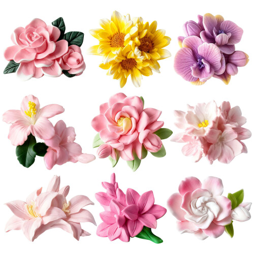 Silicone Mould For Crystals Drip Flower Decorations-705
