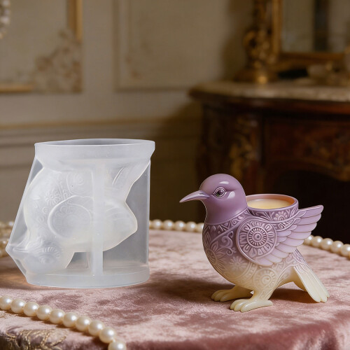 Sturdy Silicone Bird Mould For Creating Artistic Planters And 1