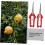 2pcs Pruning Shears Garden Pruners with Ergonomic Grip for Precise Branch and Fruit Tree Cutting 5