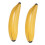 2pcs Inflatable Banana Pool Float for Party Decorations, Durable PVC Dual Purpose Design 1