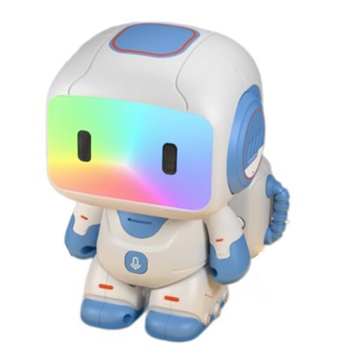 Intelligent Remote Control Robot Toy for Kids, Interactive Recording, LED Lights, Music, Dancing, Programmable Robot