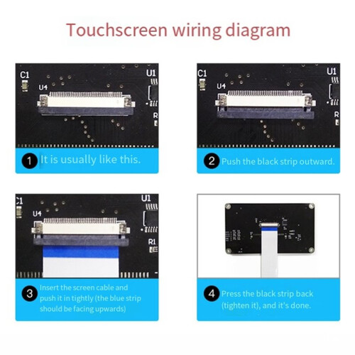 Touch Screen 2.8 Inch for 3D Printer ChiTu Board TFT Touch Screen Color Screen 2cm Narrow Interface 1