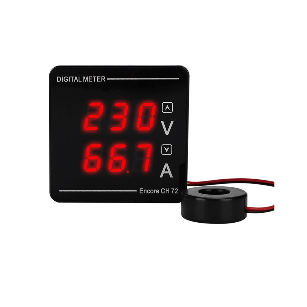 Digital Display Meter Ac Voltage Current Dual Display Meter Ac50-500V 0-120A Ac Digital Ammeter Voltmeter 6031462970703