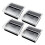 - Notes Dispenser Black Base Clear Top Sticky Notes Holder 3 X 3 Inch Sticky Notes 1