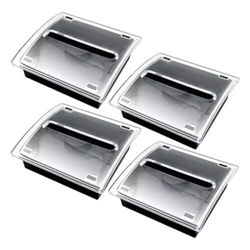 - Notes Dispenser Black Base Clear Top Sticky Notes Holder 3 X 3 Inch Sticky Notes