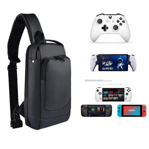 Portable Waterproof Crossbody Bag for Handheld Console