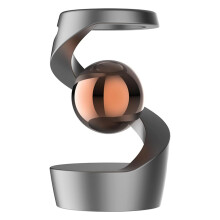 Desktop Kinetic Spinning Toy Optical Illusion Design Executive Metal Balance Gray Office Stress Relief