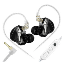 KZ Axas Gaming Earbuds Wired with Mic for PS4 PS5 PC Noise Isolation IEM with Low Latency Earphones for Laptop and Mobile A