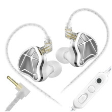 KZ Axas Gaming Earbuds met Snoer en Microfoon voor PS4, voor PS5, voor , Pc. Geluidsisolerende IEM met Lage Latentie. Oordopjes voor Laptop en