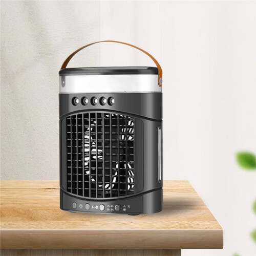 Multi-Function Small Air Conditioner Cooling Fan 2 Speed Air Conditioner 7Color Light for Bedrooms 1