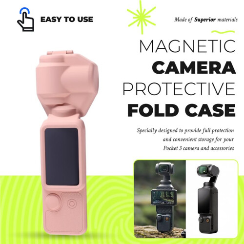Camera Magnetic Protective Fold Case for  Pocket 3 Hard Cover and Portable Storage Carrying Case A 1