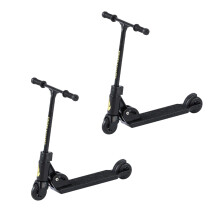 2Pcs Foldable Finger Scooter Set with Working Rear Brake and NonSlip Grip Deck for Teens and Hobbyists