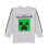Minecraft (9-10 Years) Minecraft Sweatshirt (Unisex Kids Grey) 1