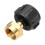 Solid Brass Propane Refill Adapter for QCC1 Tank, Fast Safe Refilling with Automatic Shutoff 3