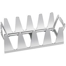 BBQ Grill Rack Stainless Steel Grilling Stand for Chicken Wings and Legs, Even Heat, Dishwasher Safe