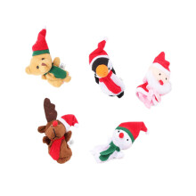 5Pcs Christmas Finger Puppets Plush Set for Kids Storytelling Role Play Holiday Gift Soft Comfort