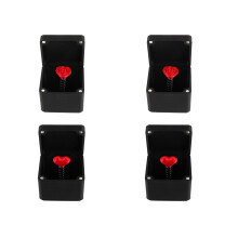 Valentine's Day Gift Box Set with Roses, Heart Design Romantic Surprise Reveal, 4 Pcs Prank Kit