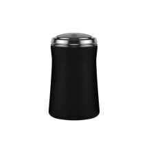 Taschengroßer, waschbarer Elektrorasierer, USB-aufladbar, Reiserasierer für Herren (Schwarz)