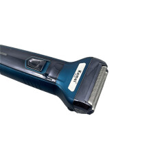 Rasoio elettrico con lama rotante, funzione di ricarica USB, testina di rasatura portatile, cappucci