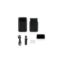 Rasoio elettrico, rasoio elettrico ricaricabile tramite USB per uomo, rasoio elettrico a lamina senz