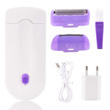 USB-wiederaufladbarer Epilierer für Damen, tragbarer Körperhaarrasierer mit EU-Stecker