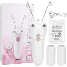 Epilatore elettrico senza fili per donne, epilatore elettrico ricaricabile con filo di cotone