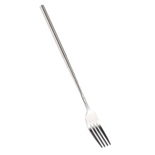 BBQ Telescopic Fork Stainless Steel Extendable Grill Fork with Long Handle for Campfire Roasting
