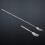 BBQ Telescopic Fork Stainless Steel Extendable Grill Fork with Long Handle for Campfire Roasting 4