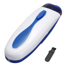 Epilatore elettrico automatico senza fili per la rimozione dei peli del viso da parte delle donne.