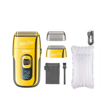 (golden, ohne Verpackung) VGR Elektrorasierer, wiederaufladbarer Rasierer für Herren, Bartrasierer