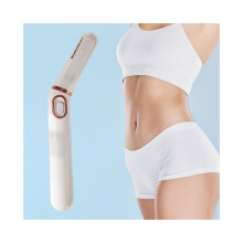 Elektrische epilator voor de bikinilijn, pijnloos, kantelbaar.