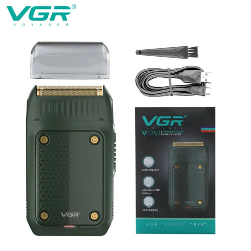(Farbe: V-353grün) VGR V-353 Elektrorasierer + Gratisgeschenk 1