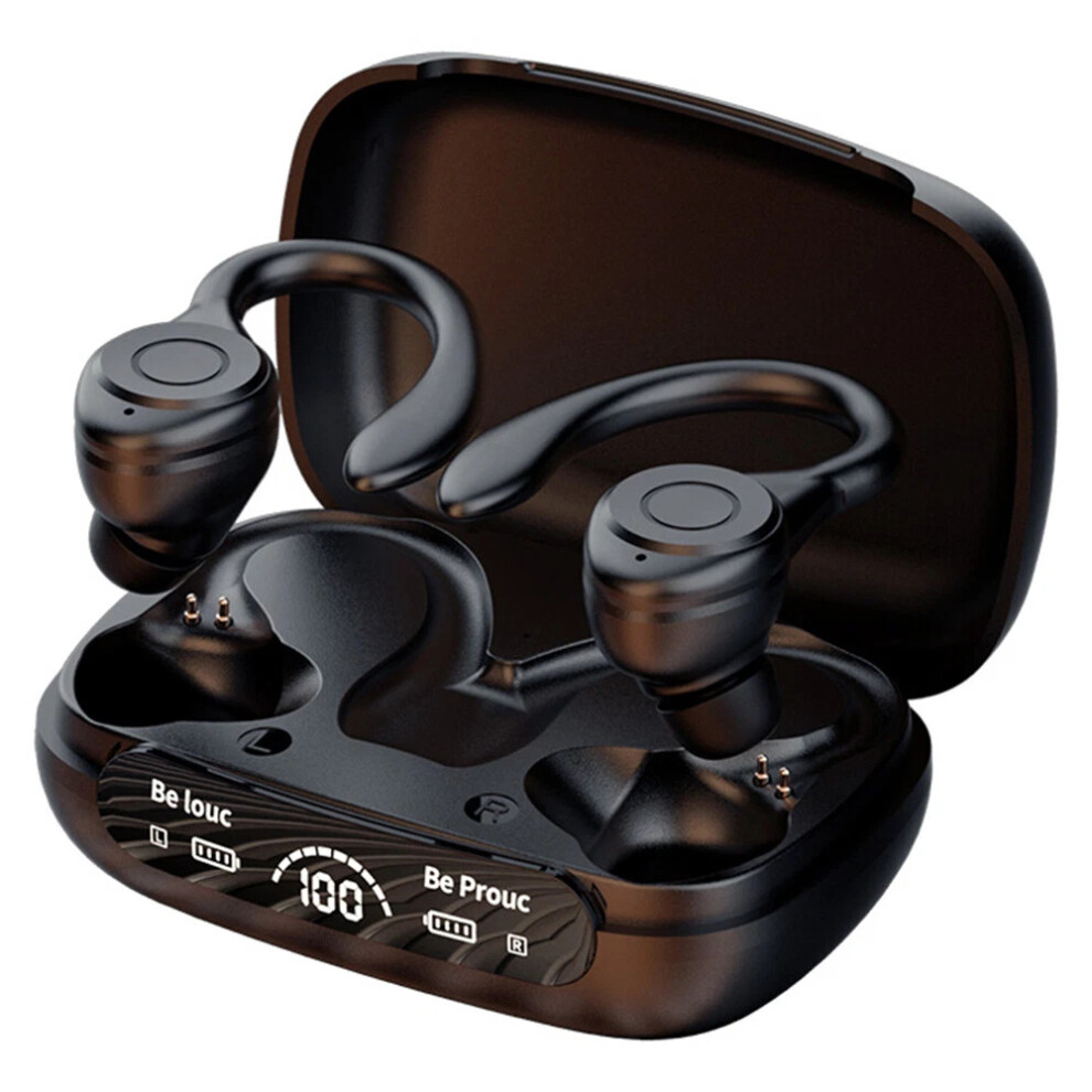 Bluetooth 5.3 Tws Wireless Earphones, Stereo Earbuds With Ear Hook, Sports Headset For Running Gym 5305266736317