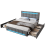 4ft6 Double Bed Frame With LED Storage Drawers Adjustable Headboard,Easy Assembly(No Mattress) 6
