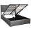 Double Ottoman Bed Frame with Hydraulic Storage, PU Leather ,USB LED Light, with Charging Station 6