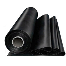 Black Plastic Mulch Film Thickened PE for Greenhouse and Fruit Trees, Effective Weed Control, Moisture Retention, Heat Preservation