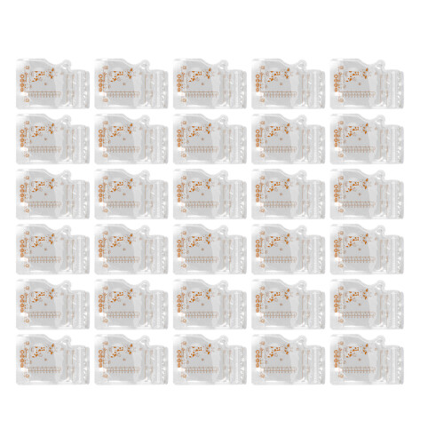 30PCS 250ml PE Milk Storage Bags - Double Seal