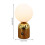 Ball Shape Bedroom Reading Lamp Stepless Dimming Night-grey 4