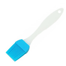 Heat Resistant Silicone Basting Brush with Long Handle for BBQ Grilling and Baking, 1pc Blue