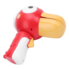 Voice Changer Megaphone Toy for Kids with Three Voice Effects, Cartoon Bird Design, Bright Red, Easy Grip