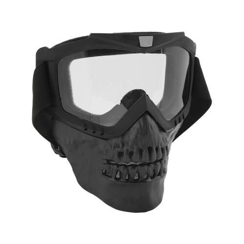 Skull Goggles - One Size, Transparent, 150.0 g